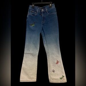 Revolt Ombré Boot Cut Girls jeans GUC size 14